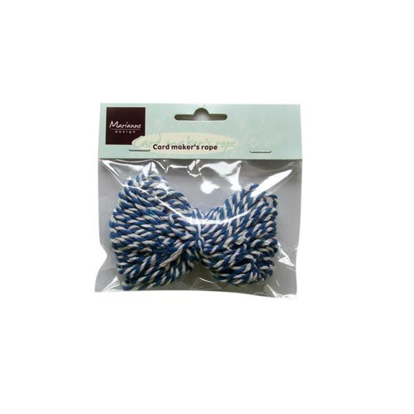 Marianne Design - Schnur blau/weiss