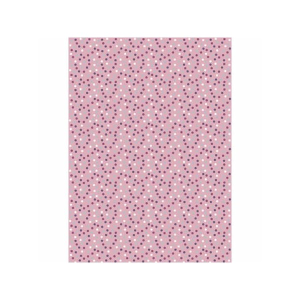 Fabric Lucy, 45x55cm, Dots pink