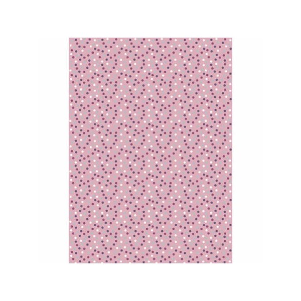 Tejido Lucy, 45x55cm, Dots pink