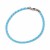 Artificial leather bracelet, turquese