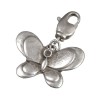 Pendentif/charm papillon 15x23mm avec mousqueton