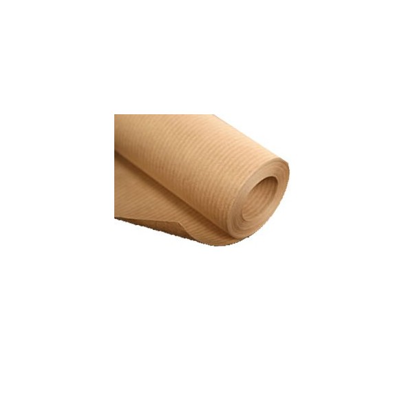 Rolo de papel kraft, marron, 3x0.7m