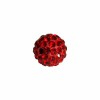 Shamballa Style Perlen, 10mm, light siam, 4 Stk