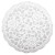 Lace paper, Ø8cm, white, 24 pcs