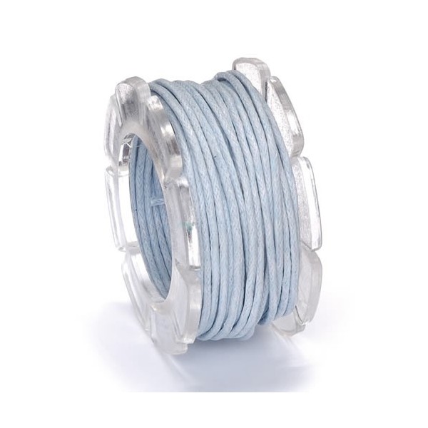 Waxed cord, Ø1mm- 5m, blue