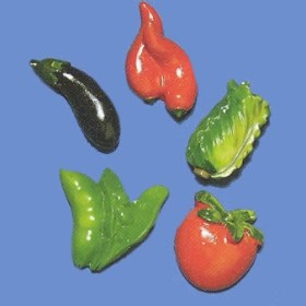 Polyresin objects "vegetables"
