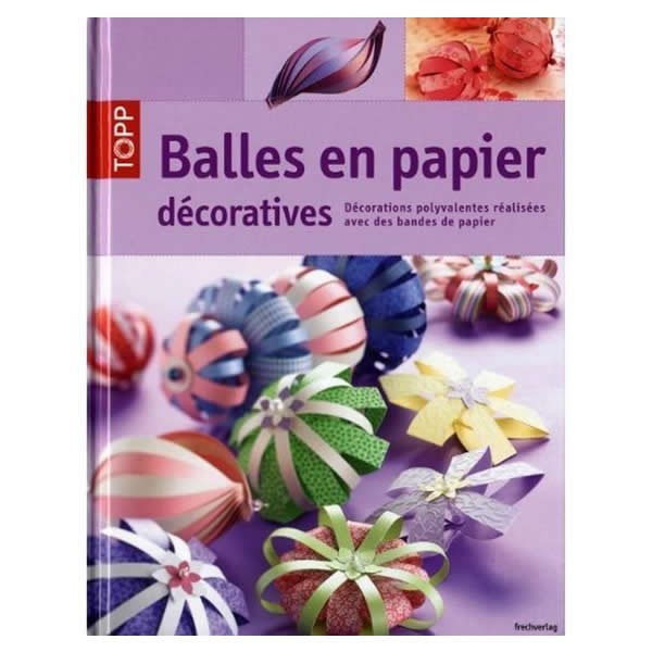 Book Balles en papier décoratives