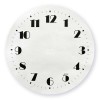 Selbstklebend Zifferblatt, , 20cm, silber