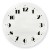 Adhesive Clock Dial, 20cm, silver