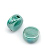 Pastilles en céramique Ø12x7mm, turquoise, 5 pcs