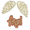 Iron-on motif 4x2/3x3cm, Angel