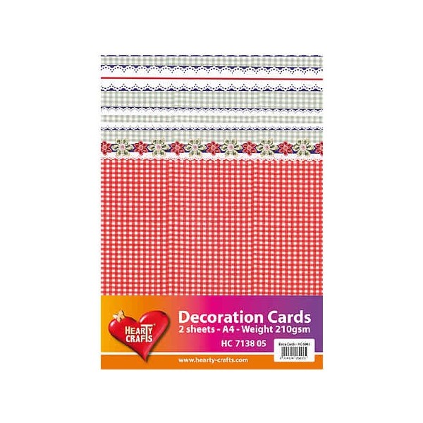 Landhaus Papier, A4, 2 Blatt