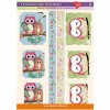 3D Glamour-Gloss Decoupage Paper, Owls #4