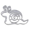 Clay cutter with embossing snail 9cm