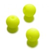 Neon beads Ø10mm, 10 pcs, amarillo