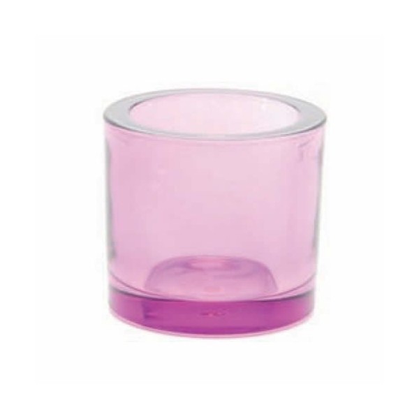 Candle jar, Ø65mm lilac