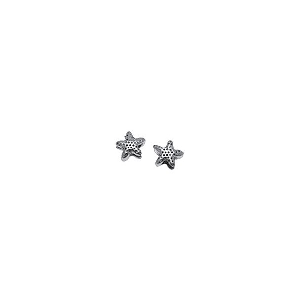 Charm estrella de mar, 1cm, color plata