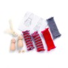 Kit créatif personnages d'hiver : fille et garçon