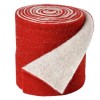 Bicolor felt, red/white, 15x50cm