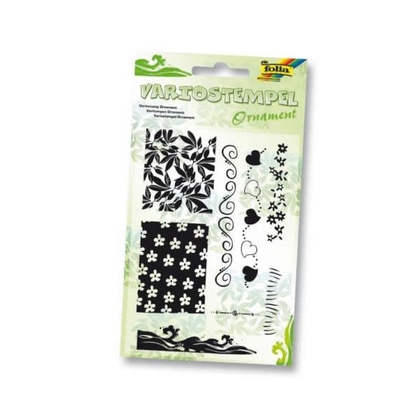 Clear stamps, Ornament
