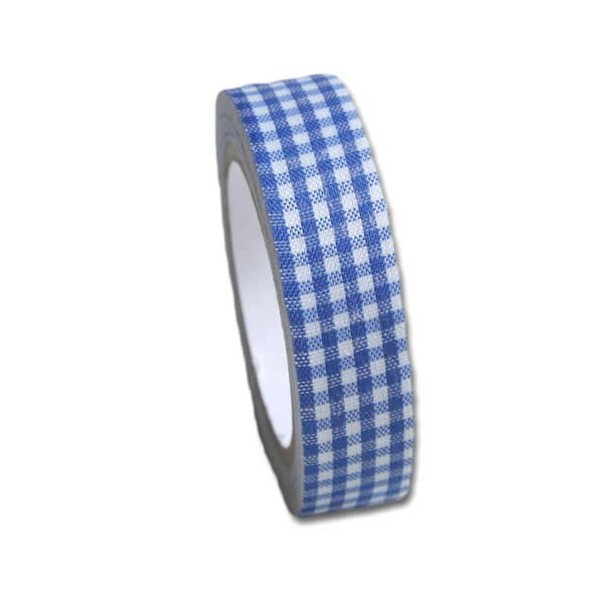 Maya Road - Fabric Tape Vichy blau