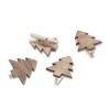 Christmas clip, brown tree