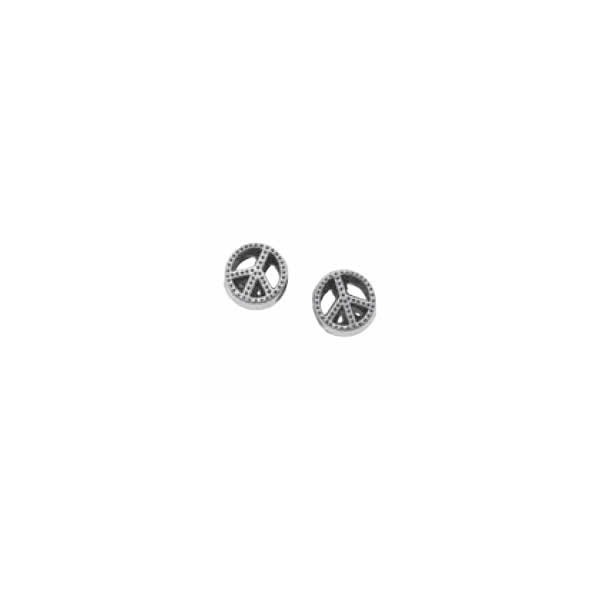 Charm Peace, 1cm, color plata