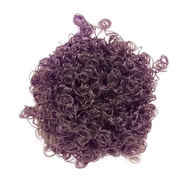 Engelhaar Polyester braun, 15g