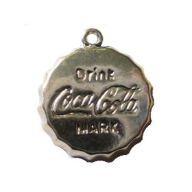 Pendentif capsule Coca, 22mm, 1 pce