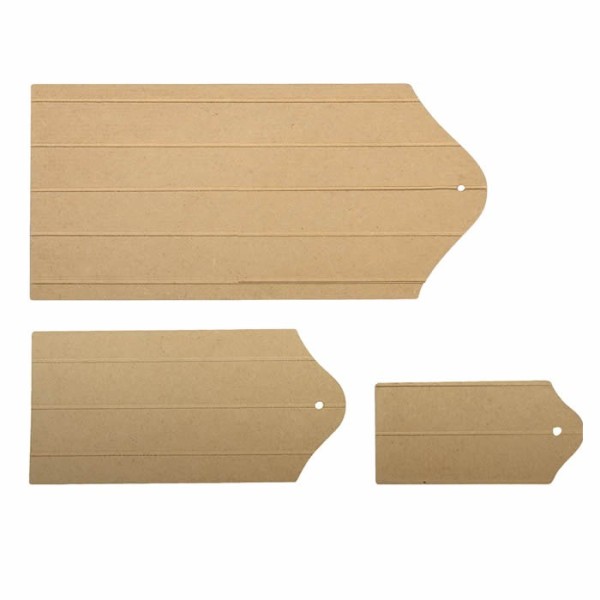 Tableros de MDF, 3 pz