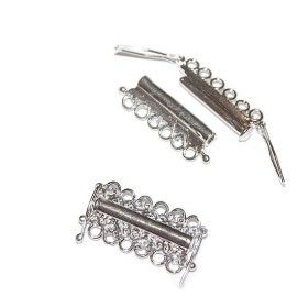 Cierre 6 filas, 24x12mm, 1 pz
