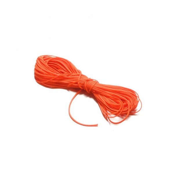 Polyester cord, 0,8mm/5m, orange-neon