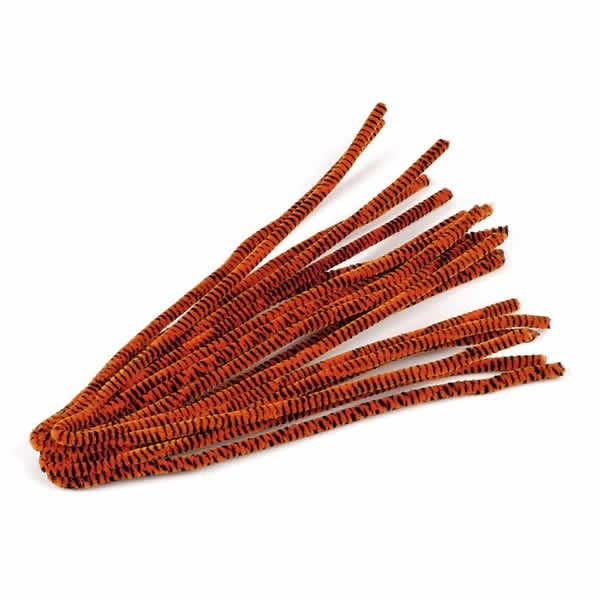 Limpia pipas, 10 unidades, naranja/negro