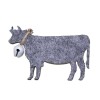 Vaches en feutrine, 55mm, gris, 6 pces