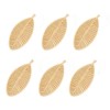 Feuilles en feutre beige, 70mm, 12 pcs