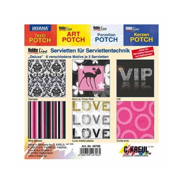 Assortiment de serviettes "Deluxe"