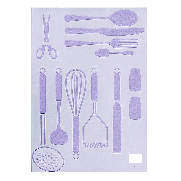 Stencil Cutlery