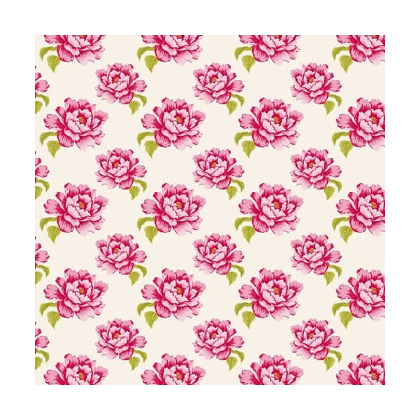 Tilda Peony white - 50x55cm