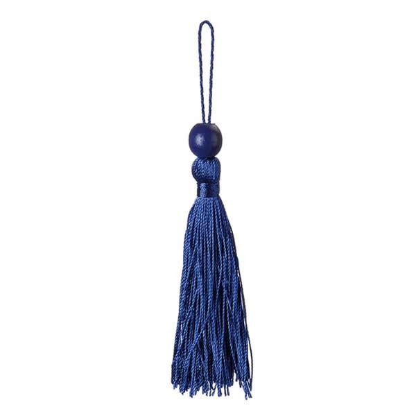 Set of 3 tassels, dark blue