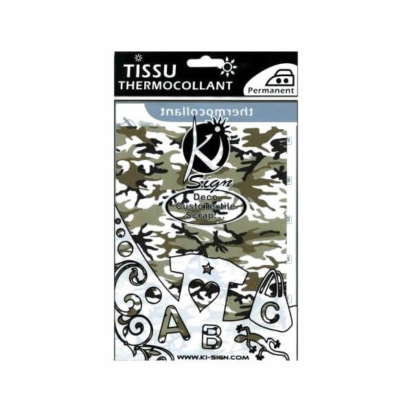 Ki-Sign - Tissu thermocollant cobra