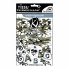 Ki-Sign - Tissu thermocollant army vert