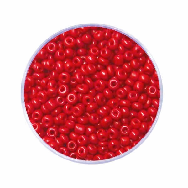Rocailles opak 2.5mm, rot