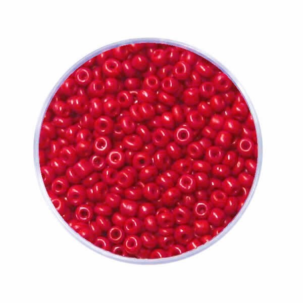 Rocailles opak 2.5mm, dunkelrot