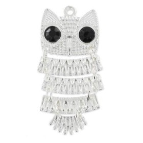 Articulated Owl pendant, 45mm, 1 pce