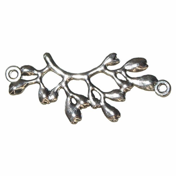 Pendentif branche 2 anneaux 38x17mm