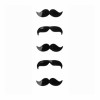 3D-Adhesive mustache, 38mm, 5 pcs