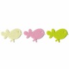 Felt birds, 3.5cm, 6 pcs