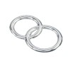 Anillos de boda, plata, 2.5cm, 100 unidades