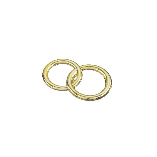 Decorative Wedding rings, gold, 2.5cm, 100 pcs