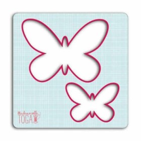 Pochoir couture Papillons